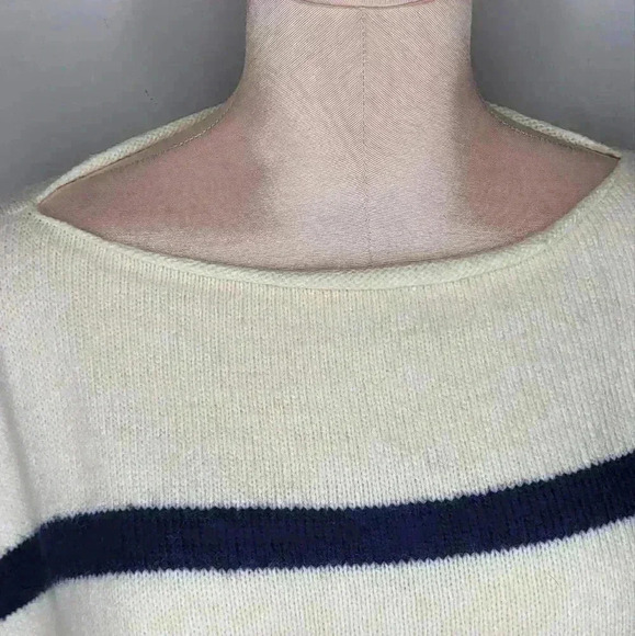 Loft Striped Modern Poncho NWT New Womens Size M L - Picture 8 of 15